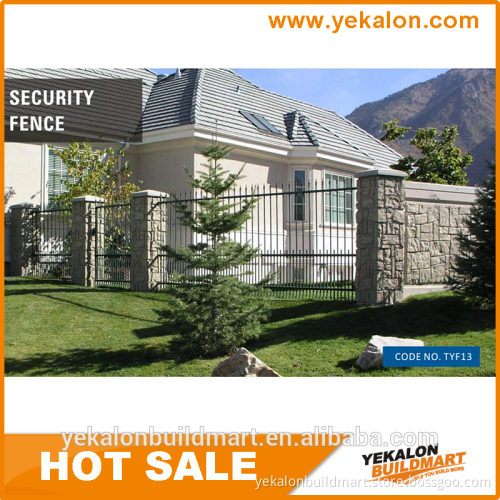 Yekalon 2016 Hot Sale Classical Security/Iron Lawn Fence From China Supplier